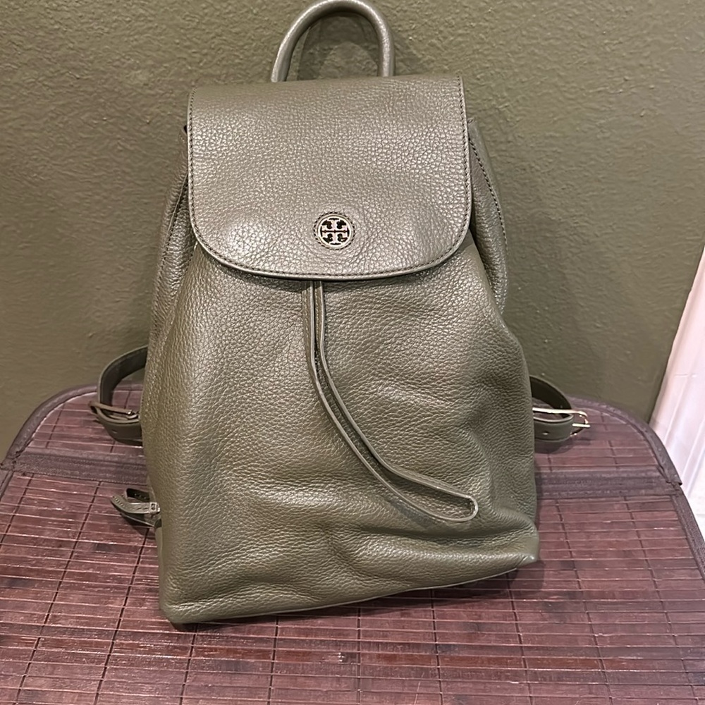 Tory Burch leather backpack